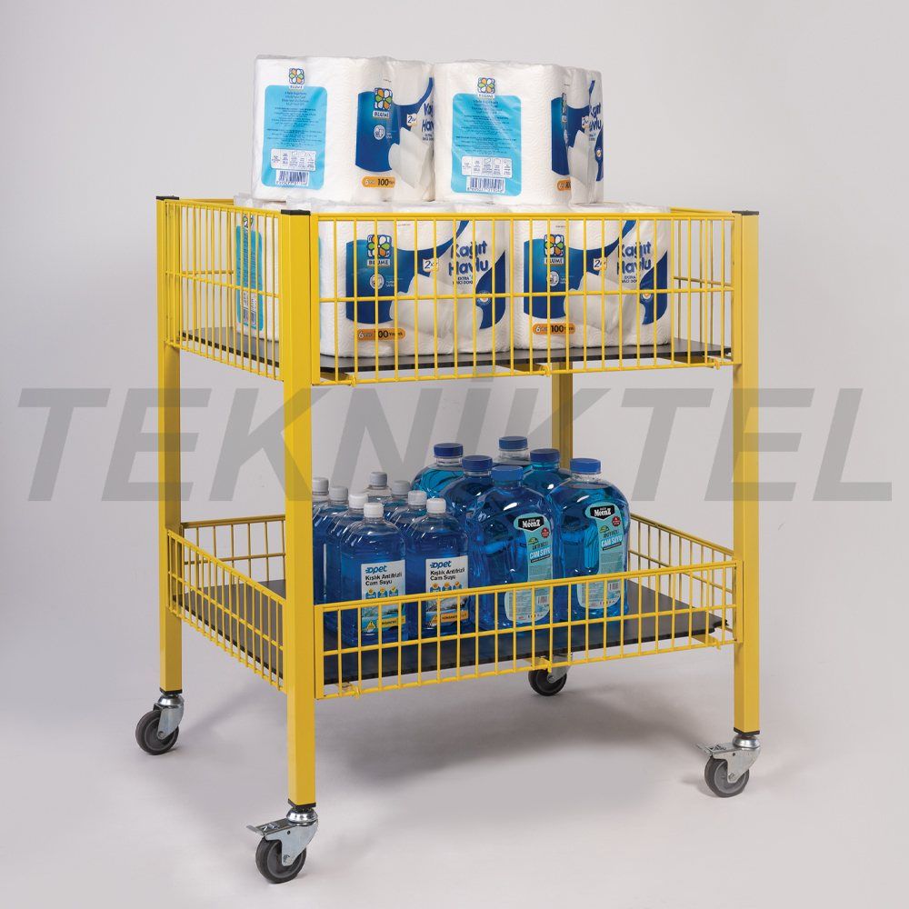 Çift Katlı Ahşap Tabanlı Tekerlekli Havuz – Tekniktel DUS.0008