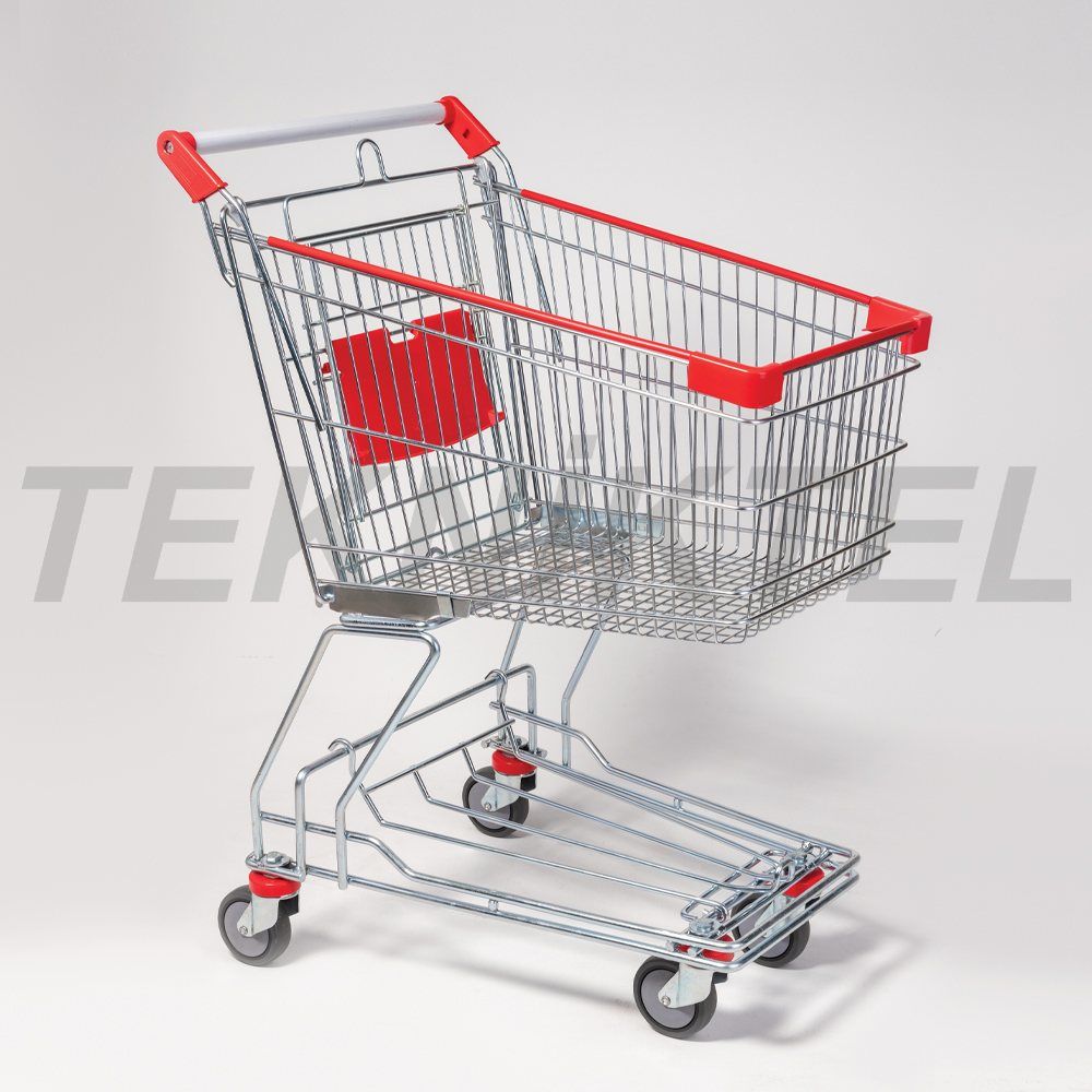 100 Litre Tel Tabanlı Market Arabası – Fotoğraf 1