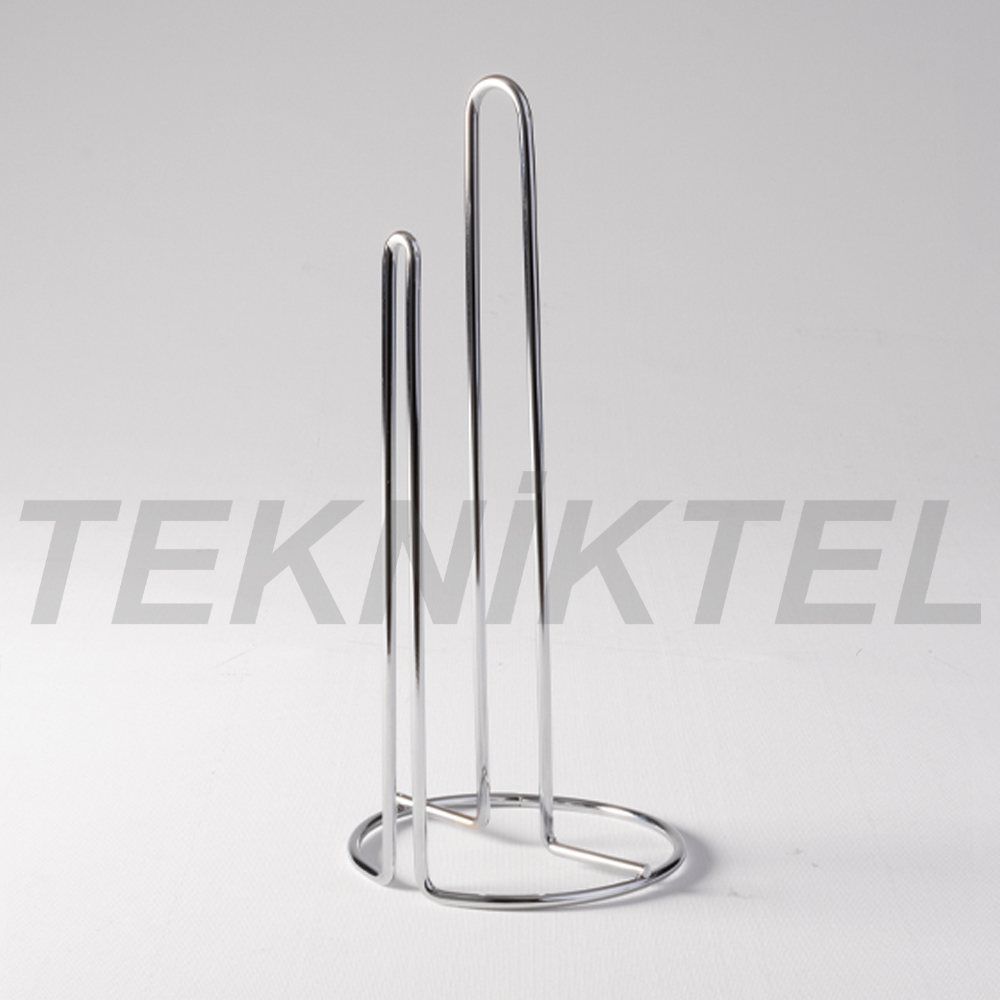 Küchenrollenhalter stehend, schlicht – Silber