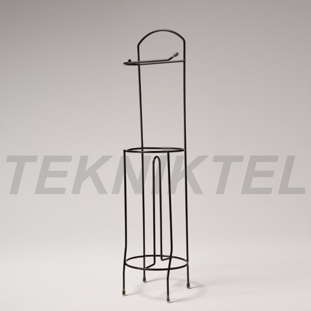 Oval Tuvalet Kağıtlığı – Siyah