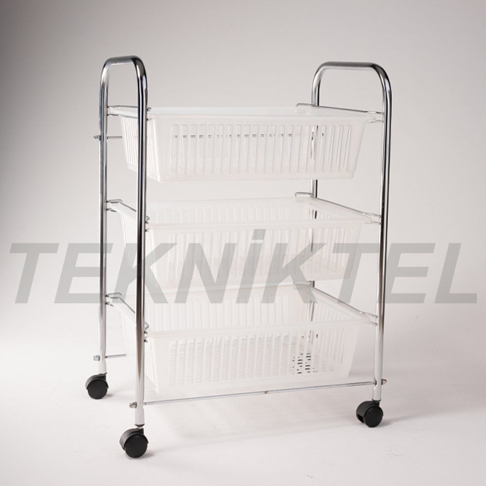 Sebzelik 3 Katlı – Gümüş