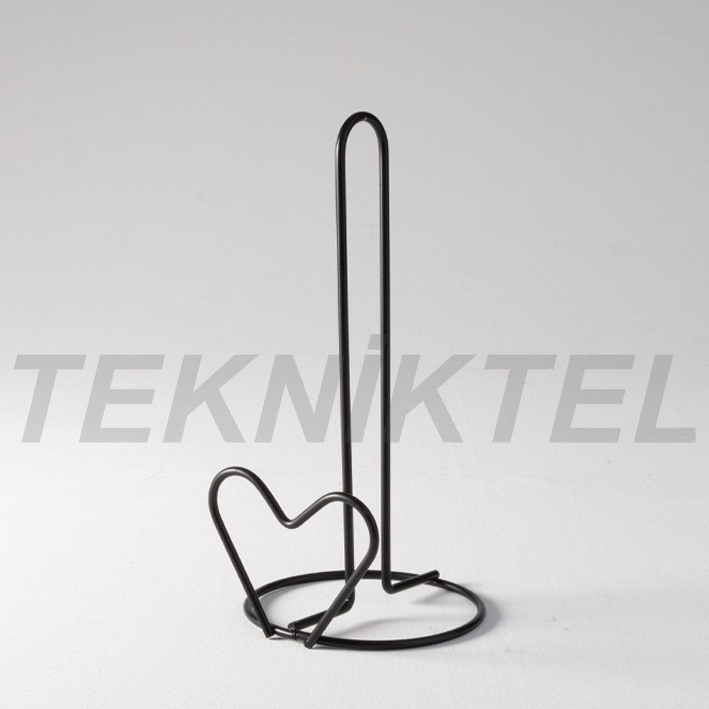 Masaüstü Kağıt Havluluk - Kalp – Siyah