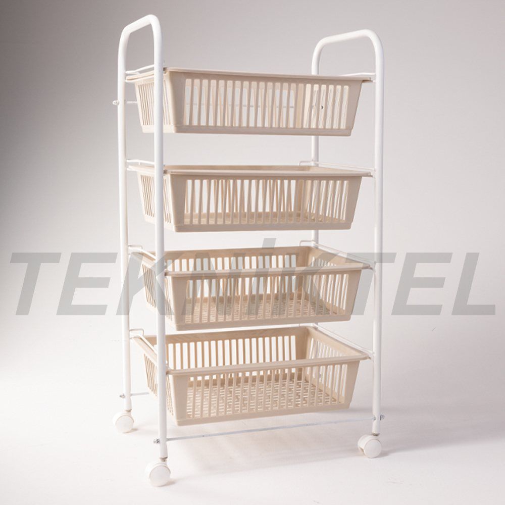 Sebzelik 4 Katlı – Beyaz