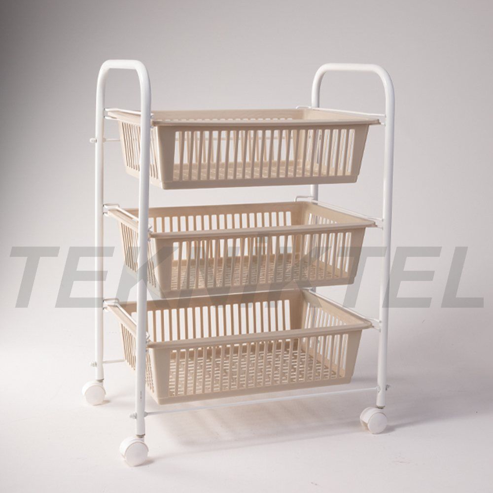 Sebzelik 3 Katlı – Beyaz