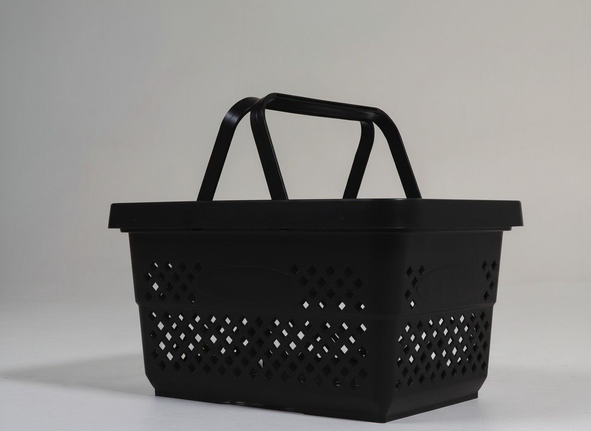 22 Litre Plastik El Sepeti – Siyah