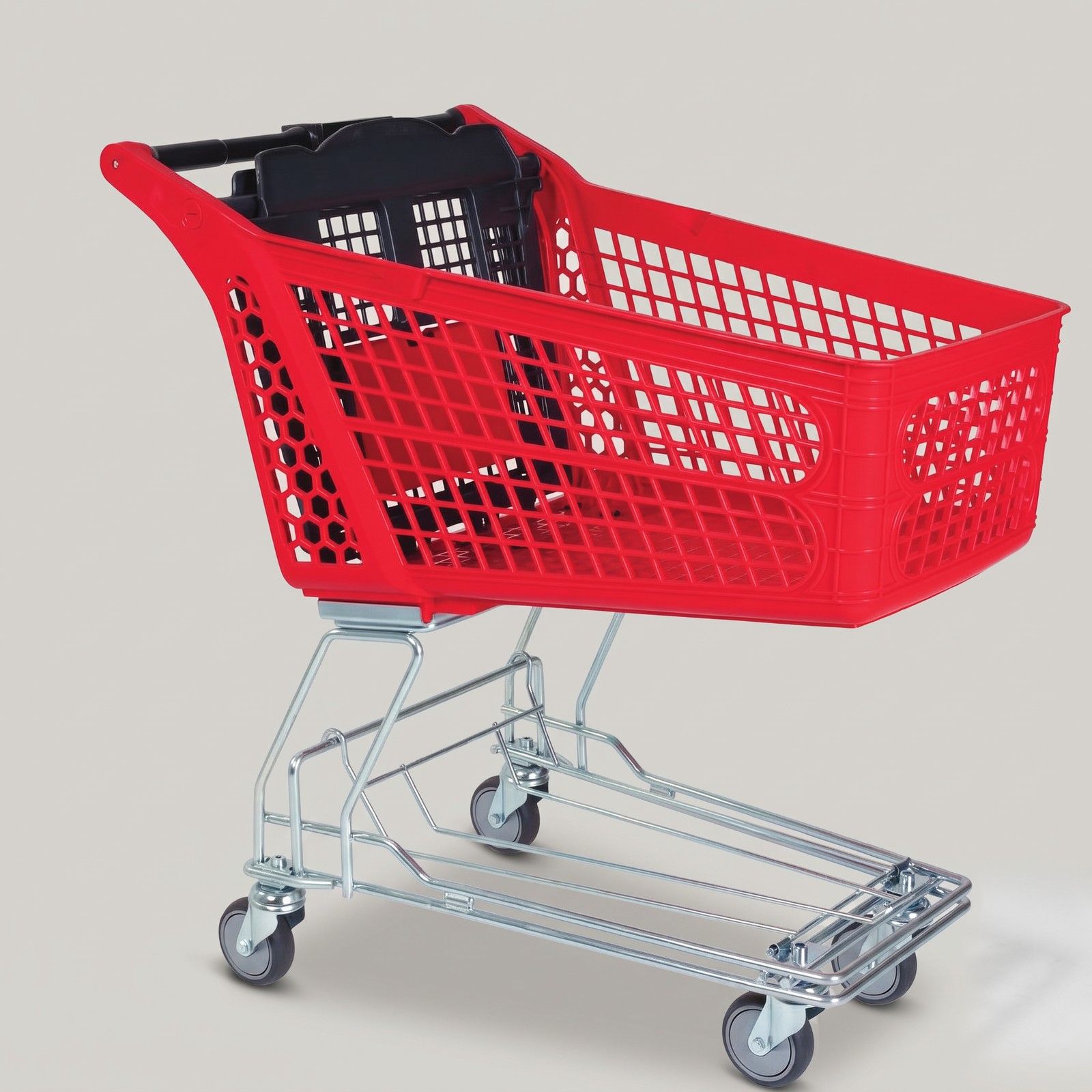 100 Litre Plastik Market Arabası, Tel Şaseli – Tekniktel MPTW100