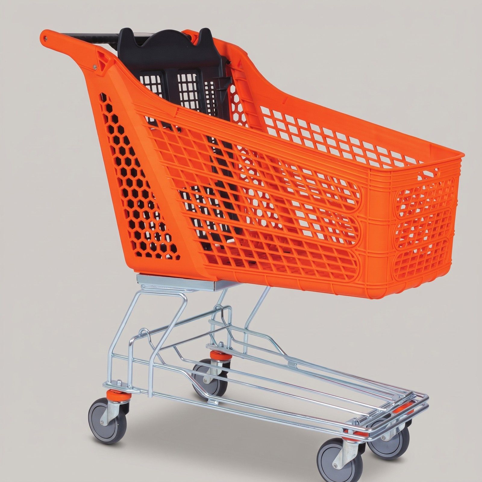 150 Litre Plastik Market Arabası, Tel Şaseli – Tekniktel MPTW150