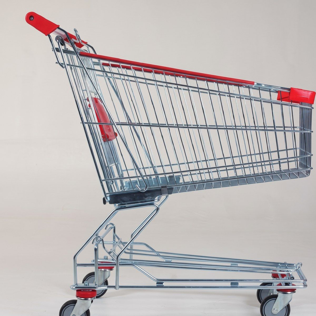 125 Litre Tel Tabanlı Market Arabası – Yandan görünüm