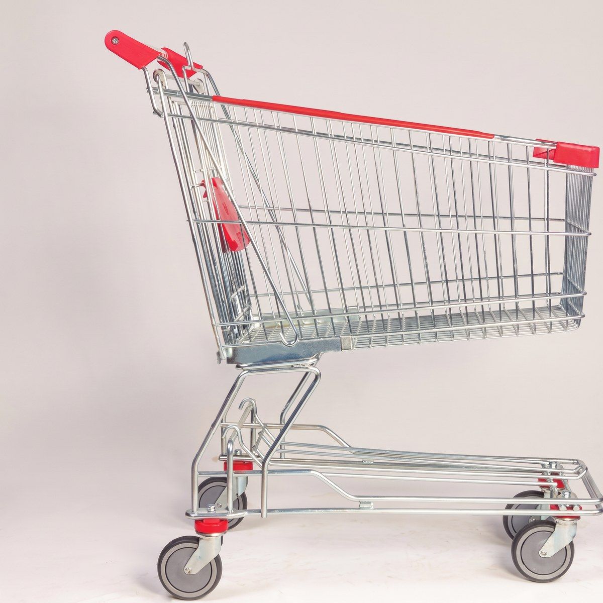 150 Litre Tel Tabanlı Market Arabası – Yandan görünüm