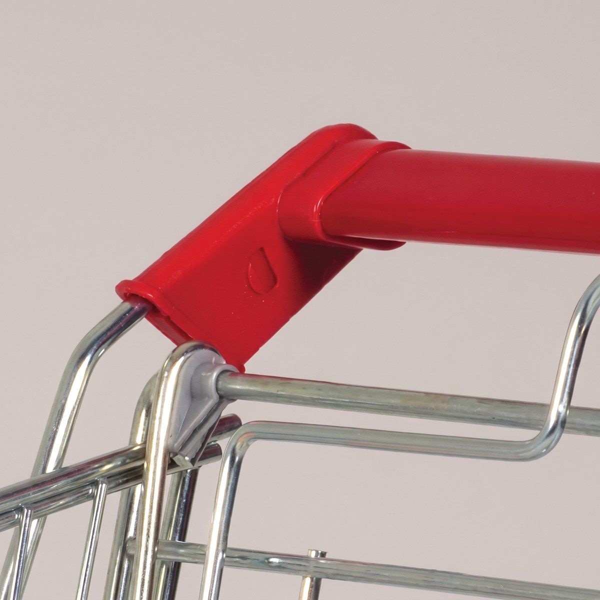 180 Litre Wire Base Shopping Trolley – Handle and end cap